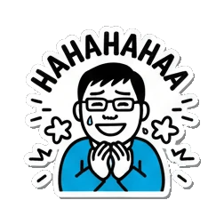 Sticker 12 from AI Sticker Pack, designed for expressive chats, social replies, and everyday reactions.