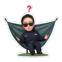 抱头沮丧 Uniformed Girl's Daily Moods sticker for expressive chats and social replies.