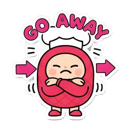 Sticker 16 from AI Sticker Pack, designed for expressive chats, social replies, and everyday reactions.