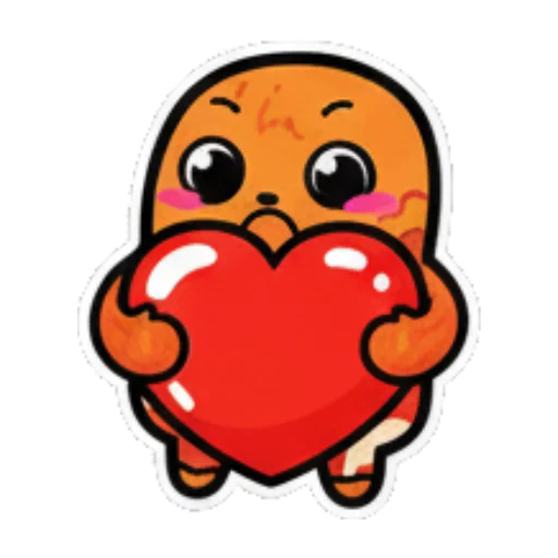 气得冒烟的愤怒表情 Orange Blob Expressive Stickers sticker for expressive chats and social replies.