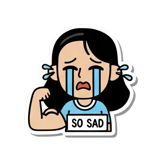 疑惑不解 Daily Life of a Girl sticker for expressive chats and social replies.