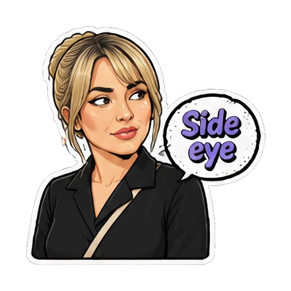 cartoon wave Mood Story 92028af8 sticker for expressive chats and social replies.