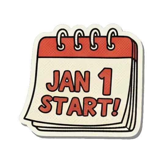 男孩熟睡享受假期 Joyful New Year Boy sticker for expressive chats and social replies.