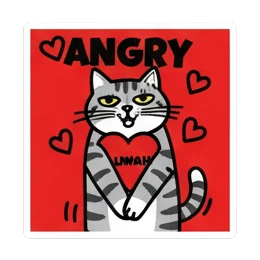 Sticker 8 from AI Sticker Pack, designed for expressive chats, social replies, and everyday reactions.