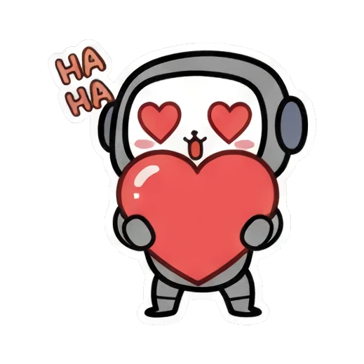 愤怒冒烟的机器人 Cute Robot Daily Expressions sticker for expressive chats and social replies.
