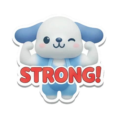 Sticker 9 from blue dog, designed for expressive chats, social replies, and everyday reactions.