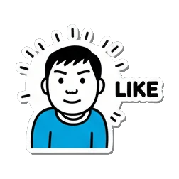 Sticker 6 from AI Sticker Pack, designed for expressive chats, social replies, and everyday reactions.