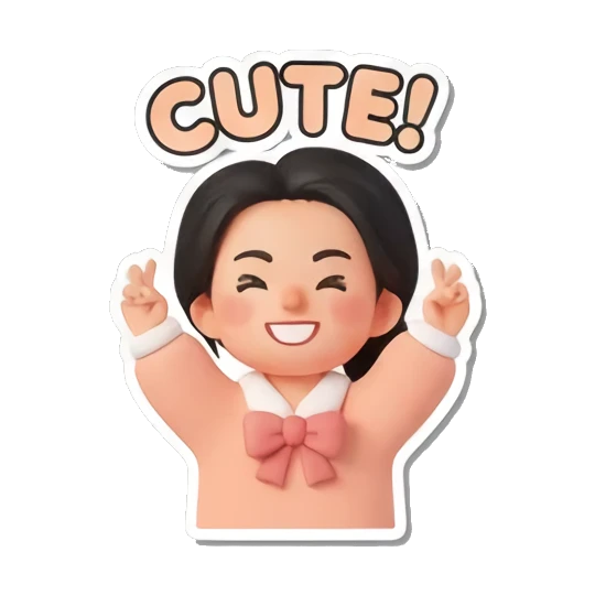 Sticker 6 from AI Sticker Pack, designed for expressive chats, social replies, and everyday reactions.