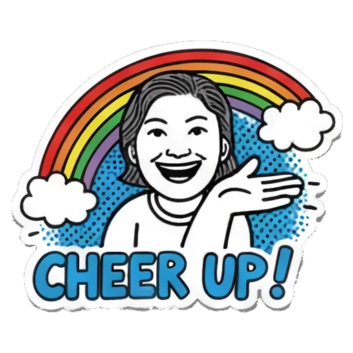 Sticker 9 from AI Sticker Pack, designed for expressive chats, social replies, and everyday reactions.
