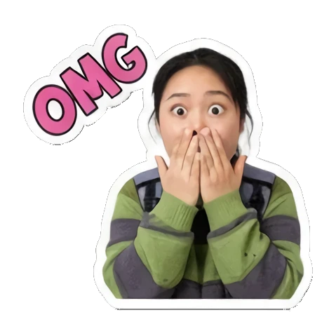 Sticker 1 from AI Sticker Pack, designed for expressive chats, social replies, and everyday reactions.