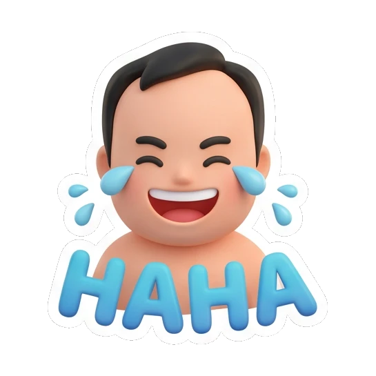 男孩开怀大笑 Summer Boy Adventures sticker for expressive chats and social replies.