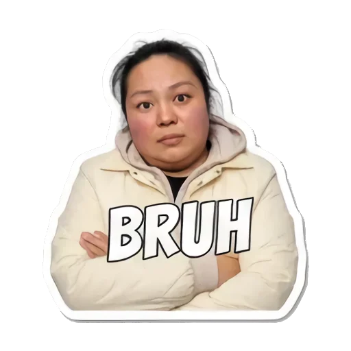 Sticker 3 from AI Sticker Pack, designed for expressive chats, social replies, and everyday reactions.
