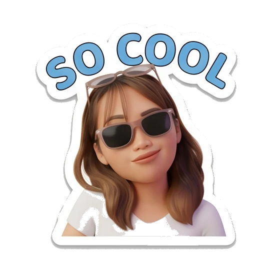 Sticker 4 from AI Sticker Pack, designed for expressive chats, social replies, and everyday reactions.