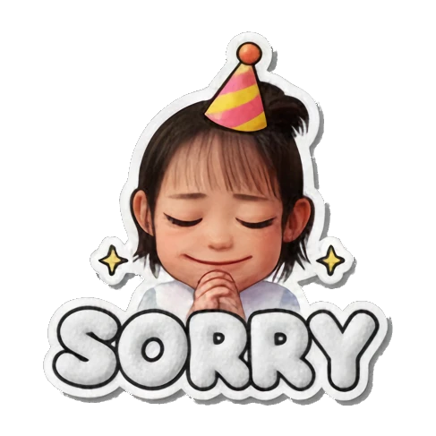 女孩情绪表达 Puffy Little Girl Expressions sticker for expressive chats and social replies.