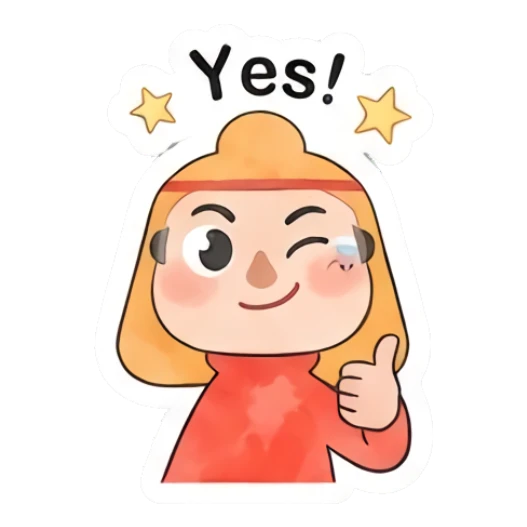 Little monk winking and giving a thumbs up Little Monk Daily Vibes sticker for expressive chats and social replies.