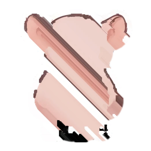 Stubborn mouse with arms crossed looking annoyed Pinky Mouse Daily Life sticker for expressive chats and social replies.