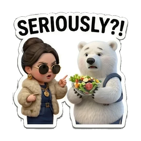 cartoon chat Sticker Pack 6b2f22e9 sticker for expressive chats and social replies.