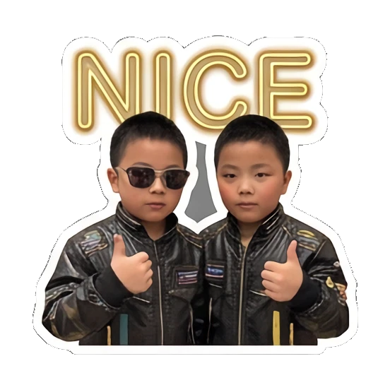 Sticker 14 from AI Sticker Pack, designed for expressive chats, social replies, and everyday reactions.