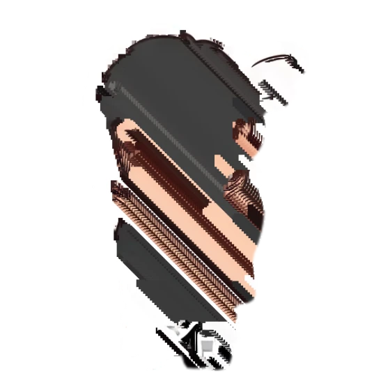 Man making an X gesture with arms to show rejection. Office Professional Chibi sticker for expressive chats and social replies.