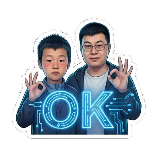Sticker 1 from AI Sticker Pack, designed for expressive chats, social replies, and everyday reactions.