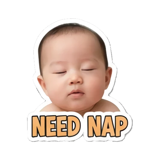 吃东西弄脏脸的宝宝 Little Baby Expressions sticker for expressive chats and social replies.