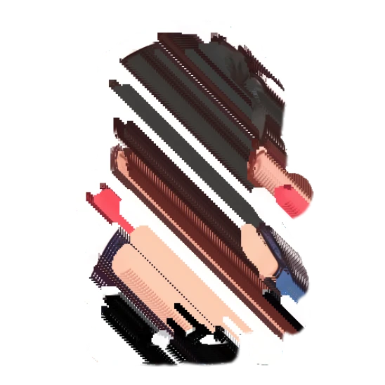 Young man forming a heart shape with hands Cheerful Young Man Daily Expressions sticker for expressive chats and social replies.