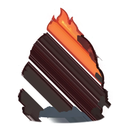 Curly-haired girl looking angry with a flame on her head Curly Haired Girl Daily Life sticker for expressive chats and social replies.