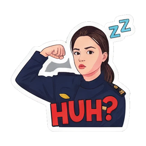 Girl partying Party Vivid Pop Persona sticker for expressive chats and social replies.