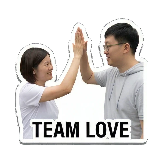 romantic couple gaze Sweet Couple Moments sticker for expressive chats and social replies.