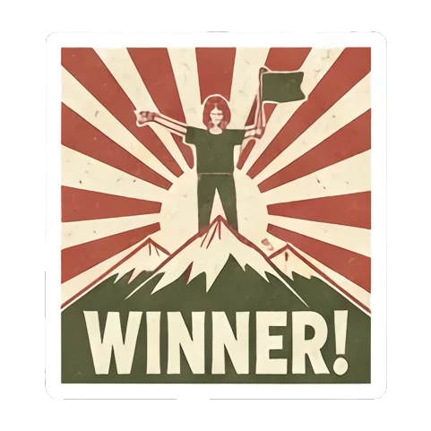 胜利WINNER Vintage Vixen Vibes sticker for expressive chats and social replies.