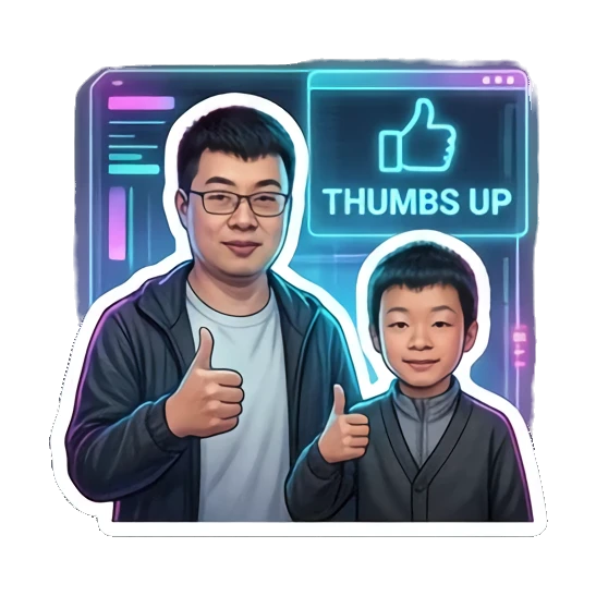 Sticker 6 from AI Sticker Pack, designed for expressive chats, social replies, and everyday reactions.