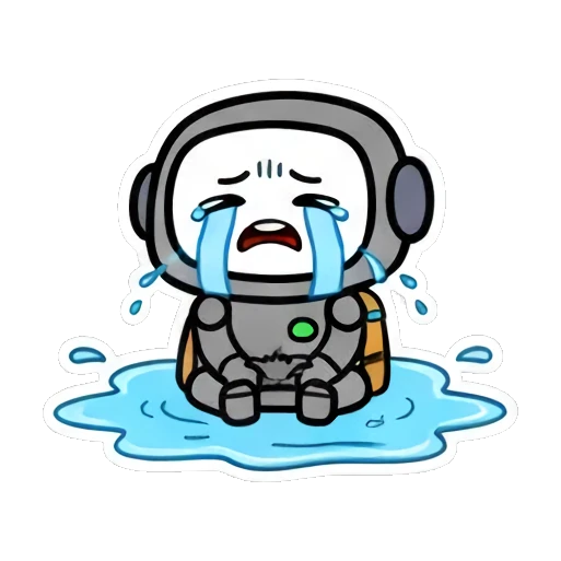Sticker 9 from AI Sticker Pack, designed for expressive chats, social replies, and everyday reactions.