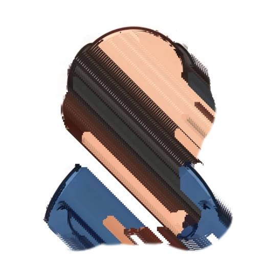 Bald man making a heart shape with hands Bald Guy Daily Life sticker for expressive chats and social replies.