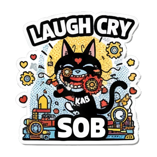 Sticker 14 from AI Sticker Pack, designed for expressive chats, social replies, and everyday reactions.