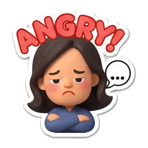 职场女性惊讶表情 Office Lady Daily Life sticker for expressive chats and social replies.