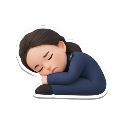 生气发怒样子 Chibi Girl's Mood Diary sticker for expressive chats and social replies.