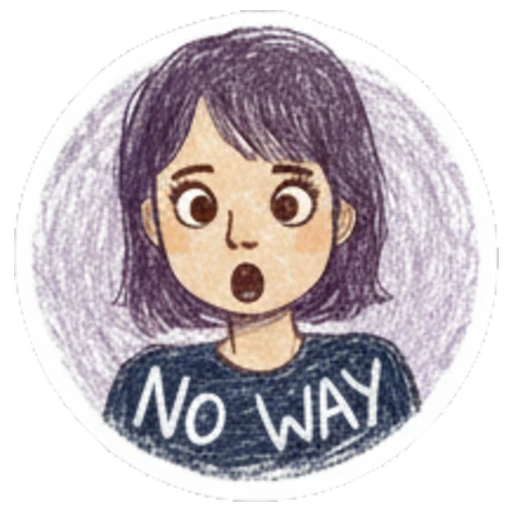 Sticker 8 from AI Sticker Pack, designed for expressive chats, social replies, and everyday reactions.