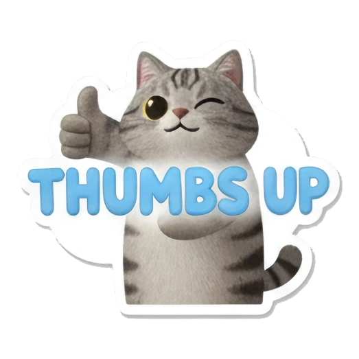 Sticker 6 from AI Sticker Pack, designed for expressive chats, social replies, and everyday reactions.