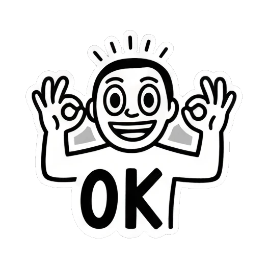 Sticker 1 from AI Sticker Pack, designed for expressive chats, social replies, and everyday reactions.