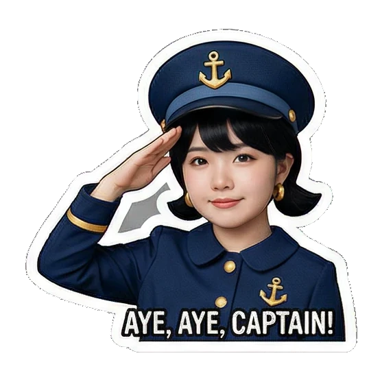 Sticker 3 from AI Sticker Pack, designed for expressive chats, social replies, and everyday reactions.