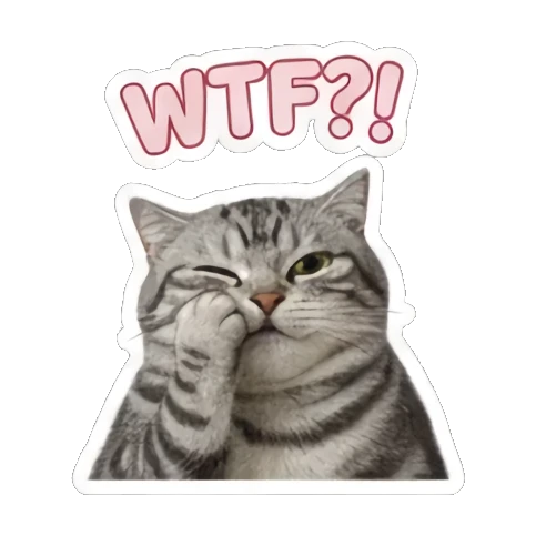 猫咪愤怒吐槽 Grumpy Tabby Daily sticker for expressive chats and social replies.