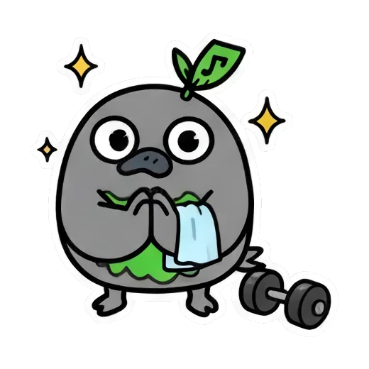 cartoon wave Sticker Pack 4fcd6aa5 sticker for expressive chats and social replies.