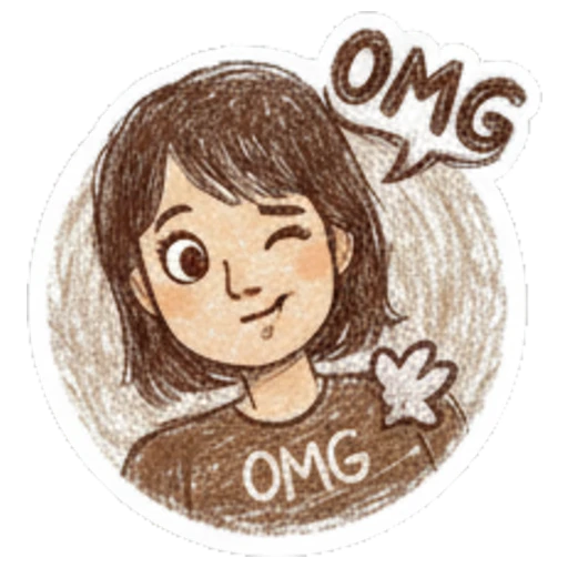 Sticker 2 from AI Sticker Pack, designed for expressive chats, social replies, and everyday reactions.