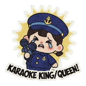 抱歉小船长，我的错 Little Captain's Party Fun sticker for expressive chats and social replies.