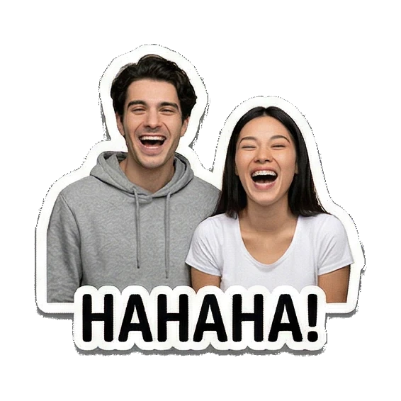 比心表达爱意 Couple Daily Vibes sticker for expressive chats and social replies.
