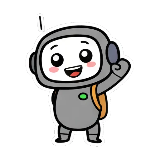 Sticker 1 from AI Sticker Pack, designed for expressive chats, social replies, and everyday reactions.