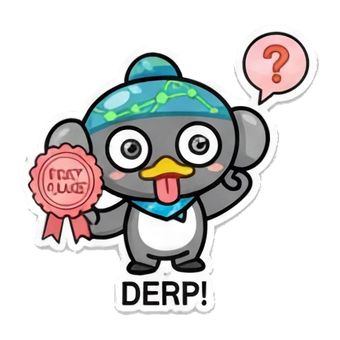 平静禅意模式 Little Gray Hat's Daily Moods sticker for expressive chats and social replies.