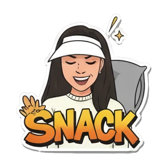 Yawning "Sleepy AF" Graffiti Girl Vibes sticker for expressive chats and social replies.