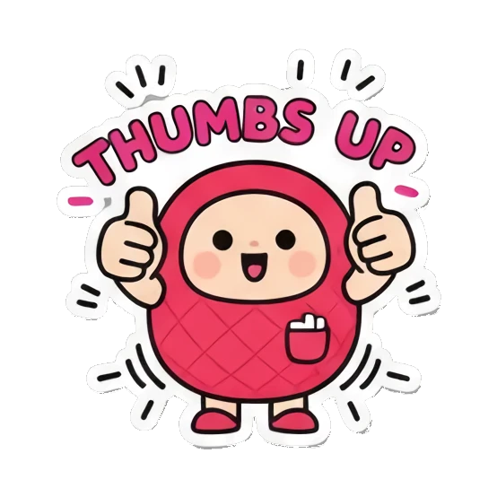 Sticker 6 from AI Sticker Pack, designed for expressive chats, social replies, and everyday reactions.