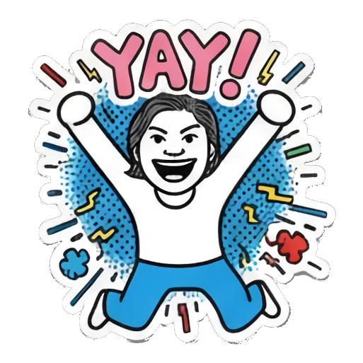 Sticker 2 from AI Sticker Pack, designed for expressive chats, social replies, and everyday reactions.